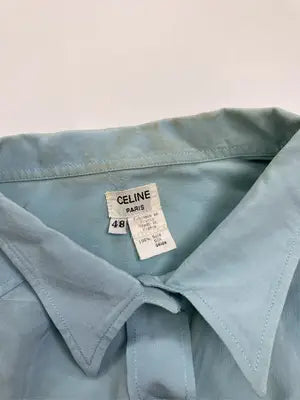 CELINE/セリーヌ/シャツ/ブラウス/トップス/スカイブルー/48