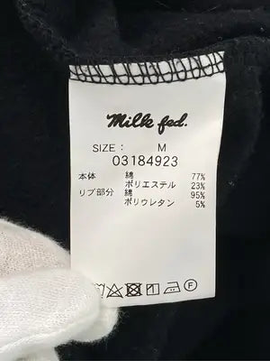 MILK FED./ミルクフェド/ワンピース/ワンピース/ドレス/ブラック/M