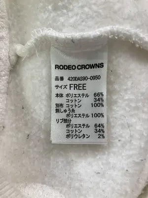 RODEO CROWNS/ロデオクラウンズ/スウェット/トップス/ホワイト/FREE
