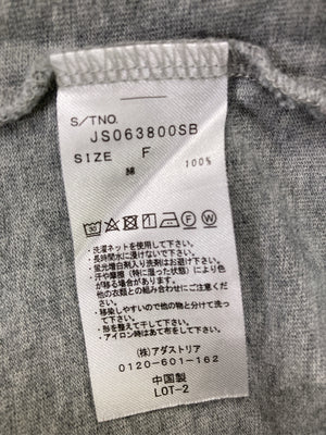 JEANASIS/ジーナシス/Tシャツ/カットソー/トップス/グレー/F