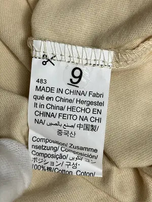 Tシャツ/カットソー/トップス/ベージュ/XL