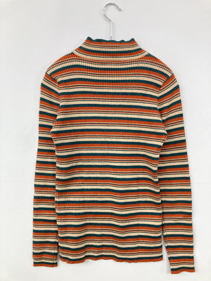 EIcamino/ニット/セーター/トップス/オレンジ