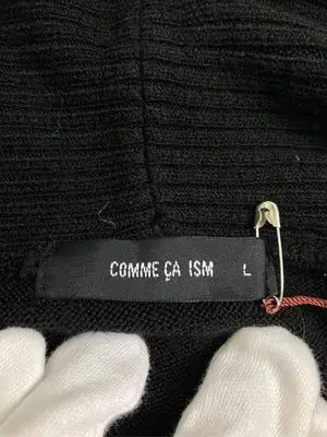 COMME CA ISM/コムサイズム/ニット/セーター/トップス/ブラック/L