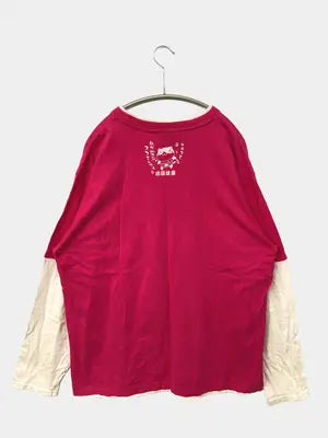 NECOBUCHI-SAN/Tシャツ/カットソー/トップス/ピンク/3L