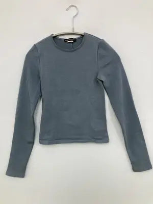 ZARA/ザラ/Tシャツ/カットソー/トップス/グレー/EUR XS-S