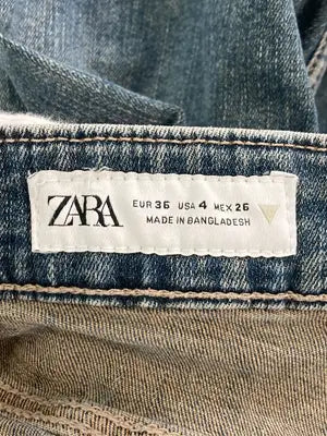 ZARA/ザラ/デニムパンツ/パンツ/ブルー/EUR 36/USA 4/MEX 26