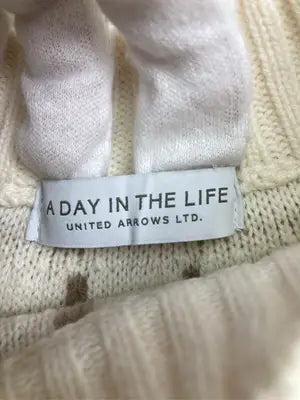 A DAY IN THE LIFE UNITED ARROWS/アデイインザライフユナイテッドアローズ/ニット/セーター/トップス/アイボリー