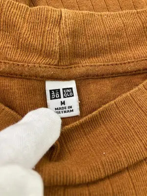 UNIQLO/ユニクロ/Tシャツ/カットソー/トップス/ブラウン/M