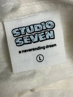 STUDIO SEVEN/スタジオセブン/Tシャツ/カットソー/トップス/アイボリー/L