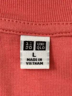 UNIQLO/ユニクロ/Tシャツ/カットソー/トップス/レッド/L