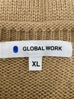 GLOBAL WORK/グローバルワーク/ニット/セーター/トップス/ブラウン/XL