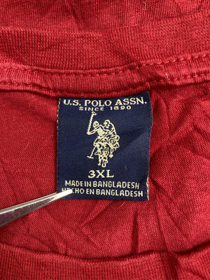 U.S. POLO ASSN./ユーエスポロアッスン/Tシャツ/カットソー/トップス/レッド/3XL