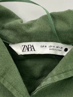 ZARA/ザラ/シャツ/ブラウス/トップス/グリーン/M