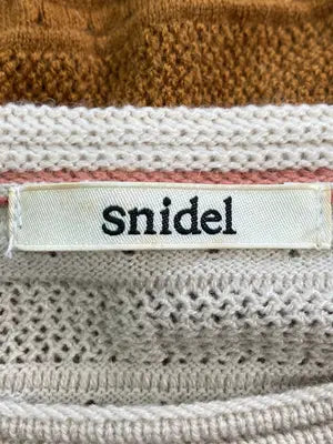 SNIDEL/スナイデル/ニット/セーター/トップス/ベージュ/F