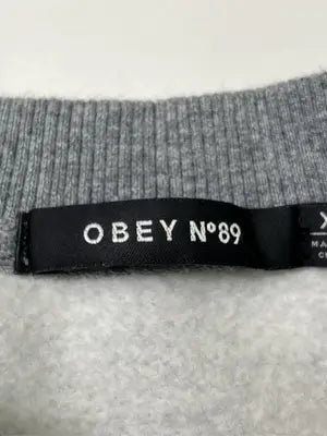 OBEY/オベイ/スウェット/トップス/グレー/XS