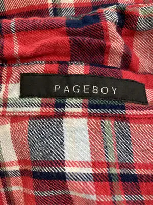 PAGEBOY/ページボーイ/シャツ/ブラウス/トップス/レッド/M