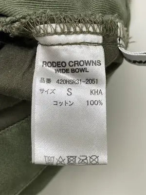 RODEO CROWNS/ロデオクラウンズ/ショート/ミニスカート/スカート/カーキ/S