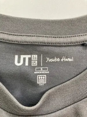 UNIQLO/ユニクロ/Tシャツ/カットソー/トップス/グレー/S
