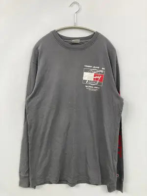 TOMMY JEANS/トミージーンズ/Tシャツ/カットソー/トップス/グレー/S