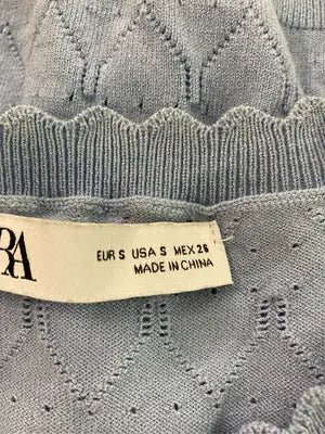 ZARA/ザラ/カーディガン/ボレロ/トップス/スカイブルー/USA S
