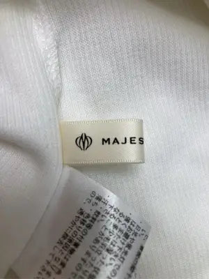 MAJESTIC LEGON/マジェスティックレゴン/ニット/セーター/トップス/ホワイト/M
