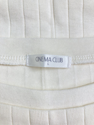 CINEMA CLUB/シネマクラブ/Tシャツ/カットソー/トップス/ホワイト/L