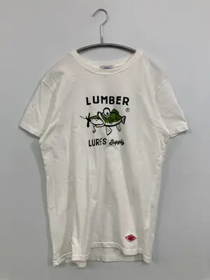 LUMBER/Tシャツ/カットソー/トップス/ホワイト/YOUTH-L