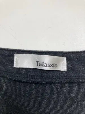 Talassio/Tシャツ/カットソー/トップス/ブラック/M   バスト79～87  身長154～162