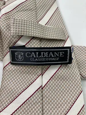 CALDIANE/ネクタイ/ファッション雑貨/ベージュ