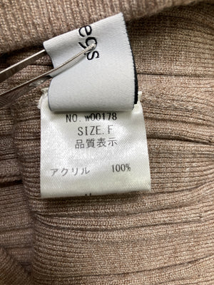 wee9s/ウィークス/スラックス/パンツ/ブラウン/F