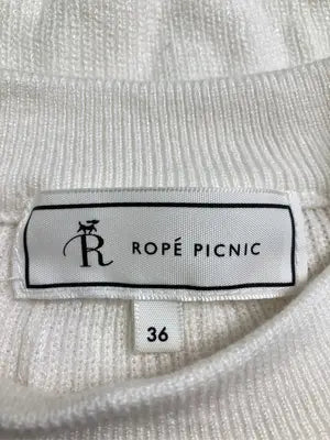 ROPE PICNIC/ロペピクニック/Tシャツ/カットソー/トップス/ホワイト/36