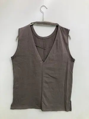 MOUSSY/マウジー/ノースリーブ/トップス/グレー/F