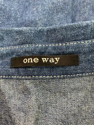 One Way/ワンウェイ/シャツ/ブラウス/トップス/ブルー/F
