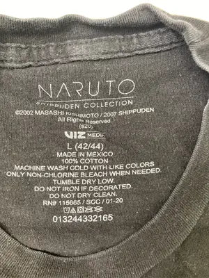 NARUTO/ナルト/Tシャツ/カットソー/トップス/ブラック/L