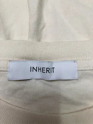 INHERIT/インヘリット/Tシャツ/カットソー/トップス/アイボリー/L