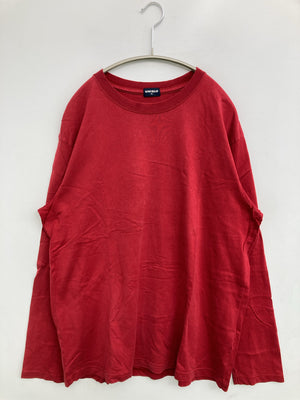 UNIQLO/ユニクロ/Tシャツ/カットソー/トップス/レッド/XL