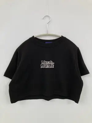 muah muah/ムーアムーア/Tシャツ/カットソー/トップス/ブラック/F
