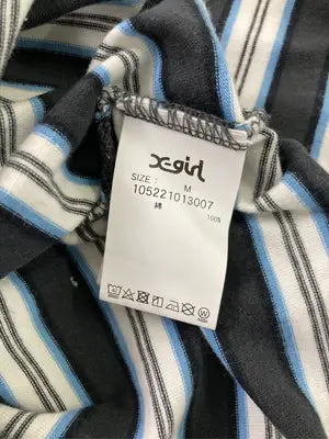 X-GIRL/エックスガール/Tシャツ/カットソー/トップス/ブラック/M