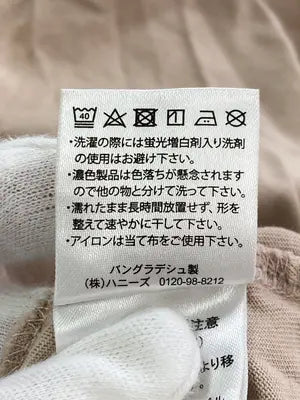COLZA/コルザ/Tシャツ/カットソー/トップス/ベージュ/L
