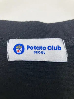 Potato Club/ポテトクラブ/Tシャツ/カットソー/トップス/ブラック