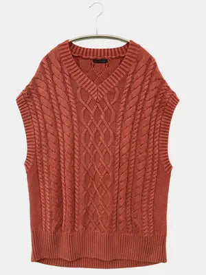 ZARA/ザラ/ベスト/トップス/レッド/L-XL