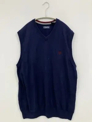 CHAPS/チャップス/ベスト/トップス/ネイビー/L