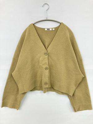 UNIQLO/ユニクロ/カーディガン/ボレロ/トップス/ベージュ/L