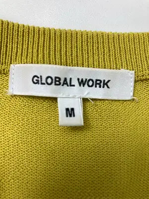GLOBAL WORK/グローバルワーク/カーディガン/ボレロ/トップス/イエロー/M