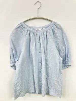 UNIQLO/ユニクロ/シャツ/ブラウス/トップス/スカイブルー/S