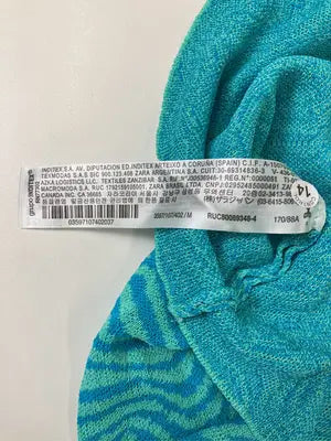 ZARA/ザラ/キャミソール/トップス/ブルー/USA M