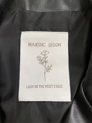 MAJESTIC LEGON/マジェスティックレゴン/レザージャケット/ジャケット/アウター/ブラック/M
