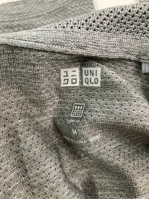 UNIQLO/ユニクロ/ポロシャツ/トップス/グレー/M