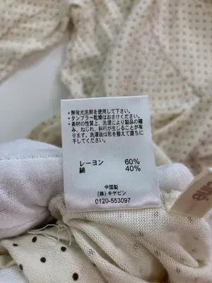 enracine/アンラシーネ/Tシャツ/カットソー/トップス/アイボリー/M
