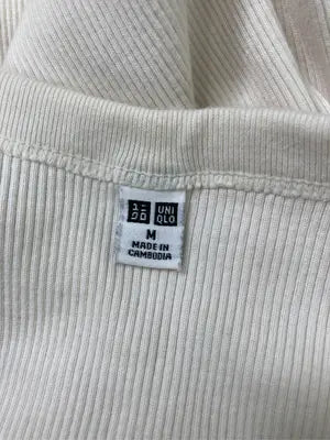 UNIQLO/ユニクロ/Tシャツ/カットソー/トップス/アイボリー/M